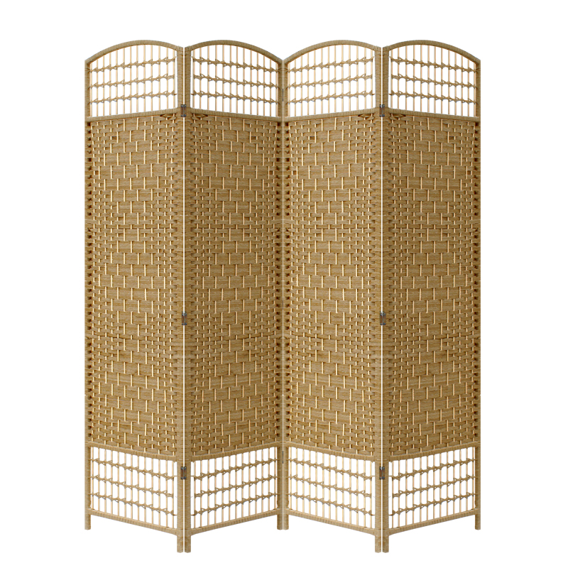 Solid Weave Hand Made Wicker Room Divider YX149-4 by panana-Choice of Size & Colour